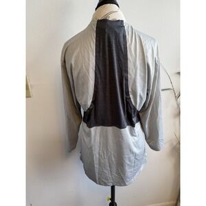 Lululemon Shirt Mens Medium Gray Fast Free 3/4 Sleeve Running Performance